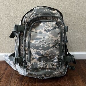 Code Alpha 3 Day Tactical Expandable Camouflage Military Type Backpack, Preowned